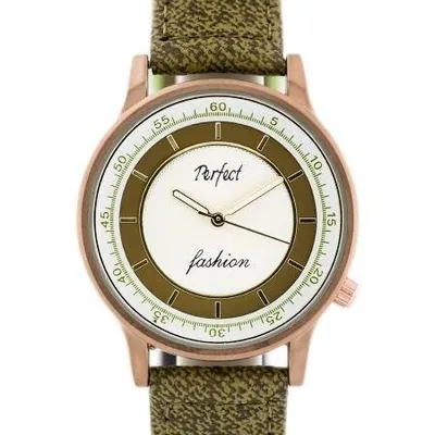 Zegarek damski Perfect a379 - olive (zp826c)