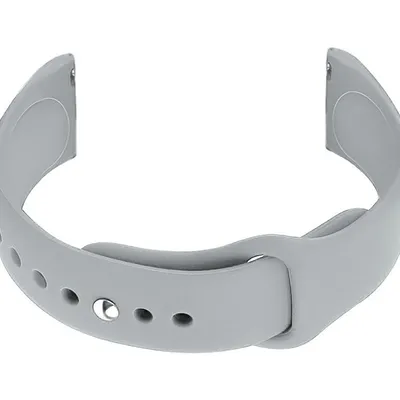 Pasek gumowy do zegarka u21 20mm - szary