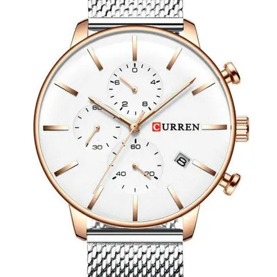 Zegarek męski Curren 8339 (zc015b) - chronograf