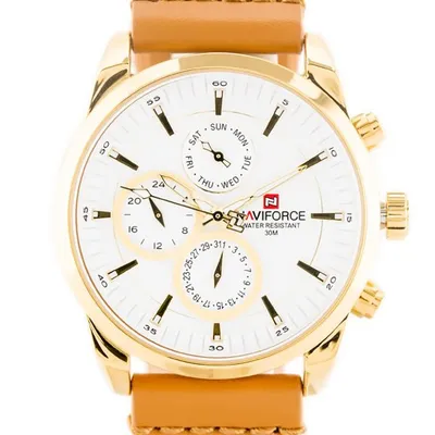 Zegarek męski Naviforce - nf9148 (zn085b) gold + box