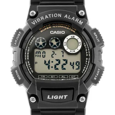Zegarek męski Casio w-735h-1av (zd081a) - super illuminator + box