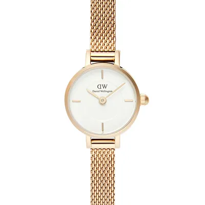 Zegarek damski Daniel Wellington petite mini gold stainless steel 19mm dw00100745 + box (zw523b)