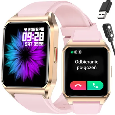 Smartwatch unisex Rubicon rnce89 - wykonywanie połączeń, własne tarcze (sr035d)