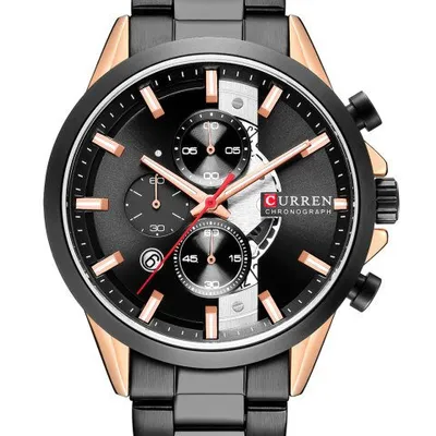 Zegarek męski Curren 8325 (zc021b) - chronograf