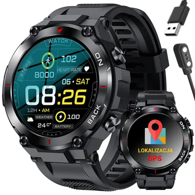 Smartwatch męski Gravity gt8-1 - z gps (sg017a)
