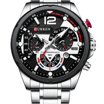 Zegarek męski Curren 8395 (zc019a) - chronograf