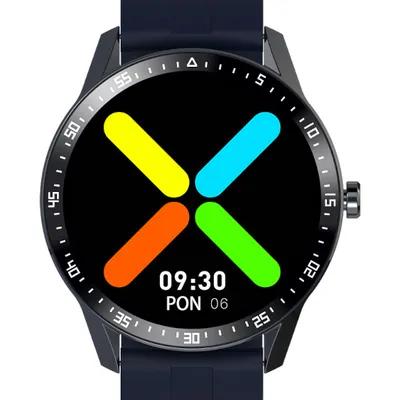 Smartwatch męski G. Rossi sw018-5 black/blue (sg012e) własne tarcze