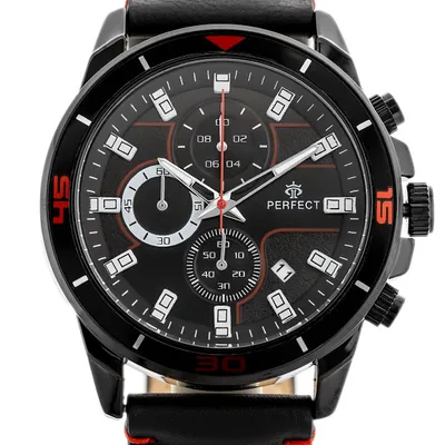Zegarek męski Perfect ch02l - chronograf (zp351d) + box