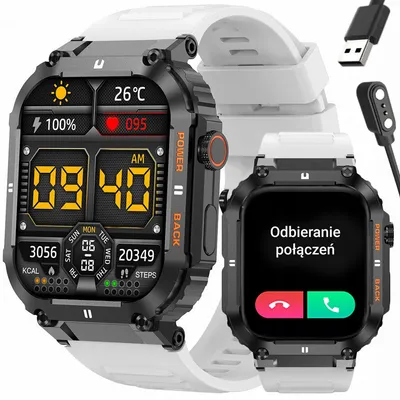 Smartwatch męski Gravity gt6-8 - wykonywanie połączeń, monitor snu (sg020h)