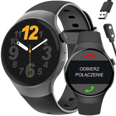 Smartwatch męski Rubicon rnce87 - wykonywanie połączeń (sr031a)
