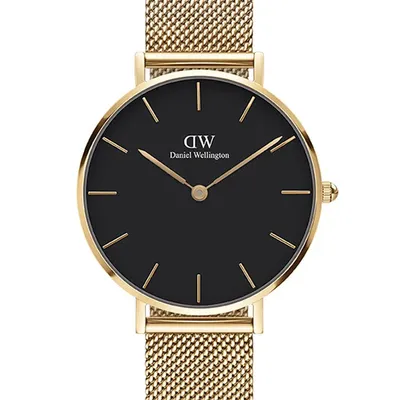 Zegarek damski Daniel Wellington dw00100347 - petite evergold 32mm (zw500e)