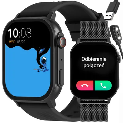 Smartwatch unisex Gravity gt15-1 - rozmowy bluetooth, dodatkowy pasek (sg029a)