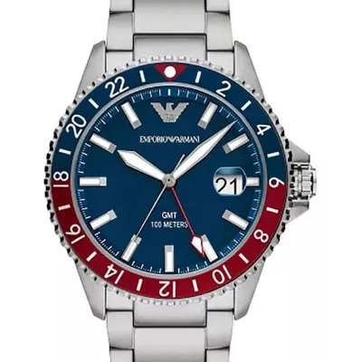 Zegarek męski Emporio Armani ar11590 - diver gmt (zi112b)