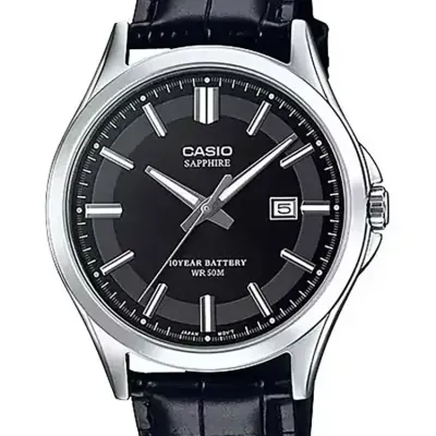Zegarek męski Casio mts-100l-1a+ box (zd237a) szafir