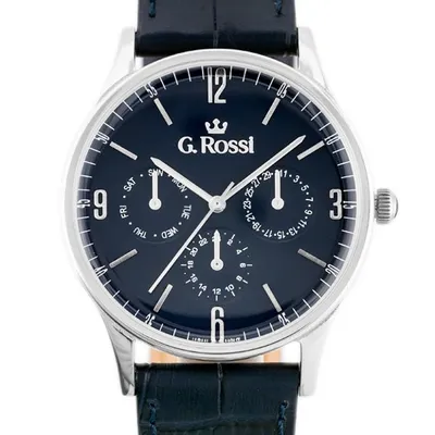 Zegarek G. Rossi - 10737a-6f1 (zg258e) blue/silver + box