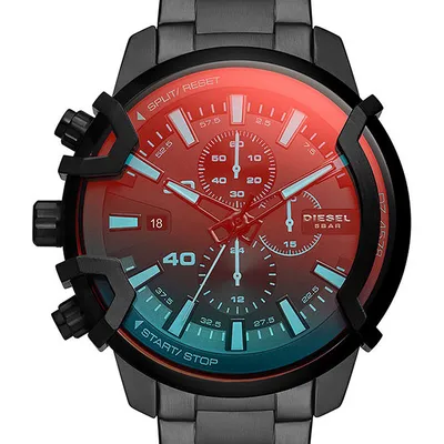 Zegarek męski Diesel griffed chronograph dz4578 + box