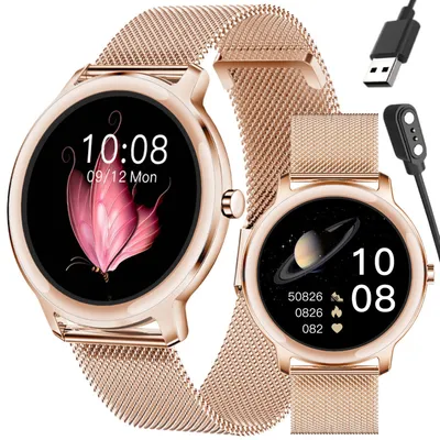Smartwatch damski Rubicon rnbe66 - własne tarcze (sr014b)