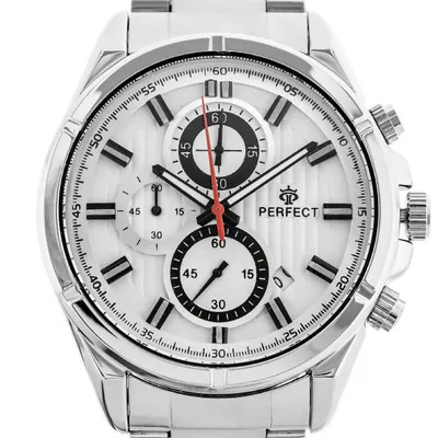 Zegarek męski Perfect ch03m - chronograf (zp358b) + box