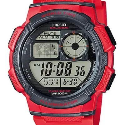 Zegarek męski Casio ae-1000w 4av (zd073c) - world time + box