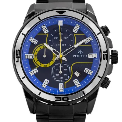 Zegarek męski Perfect ch02m - chronograf (zp356f) + box