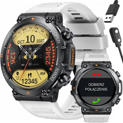 Smartwatch męski Gravity gt7-6 pro - wykonywanie połączeń, pulsoksymetr (sg018f)