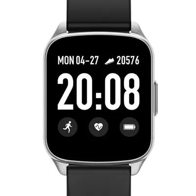 Smartwatch unisex G. Rossi sw009-5 silver/black (sg004f)