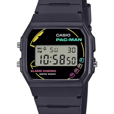 Zegarek męski Casio f-91wpc-1adr (zd086b) - pac-man + box