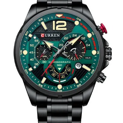 Zegarek męski Curren 8395 (zc019c) - chronograf