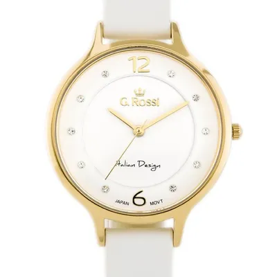 Zegarek damski G. Rossi - 10411a-3c2 na pasku (zg714b) + box