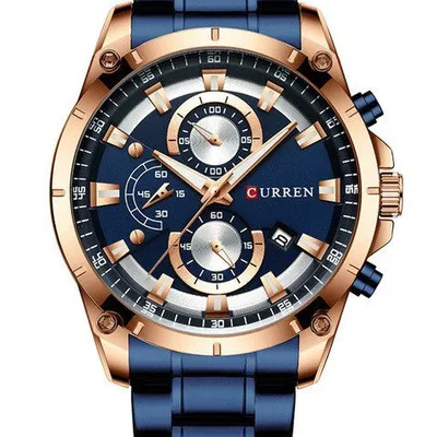 Zegarek męski Curren 8360 (zc020d) - chronograf
