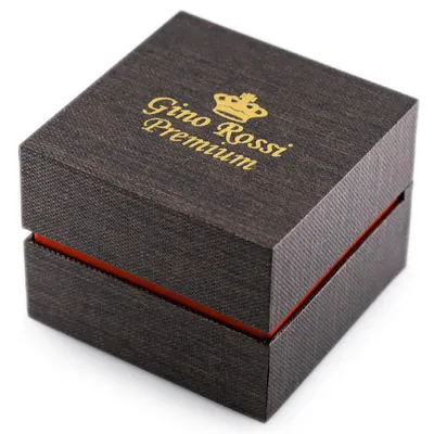 Prezentowe pudełko na zegarek - G. Rossi premium - brown
