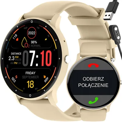 Smartwatch unisex Rubicon rncf16 - bluetooth call, trening google fit (sr058a)