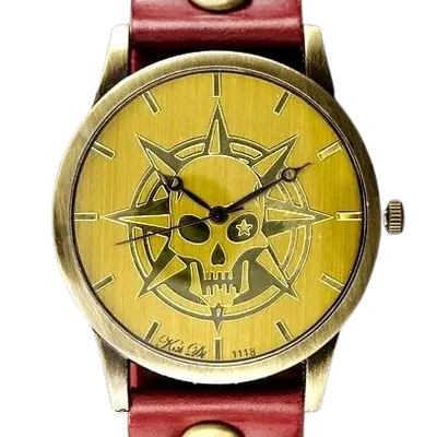 Zegarek damski tayma - retro punk 32 -czerwony (zx594b)