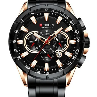 Zegarek męski Curren 8363 (zc018c) - chronograf