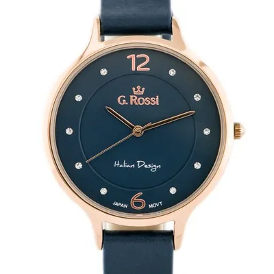 Zegarek damski G. Rossi - 10411a-6f3 na pasku (zg714g) + box