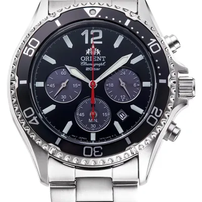 Zegarek męski Orient sports solar chronograph ra-tx0202b10b + box