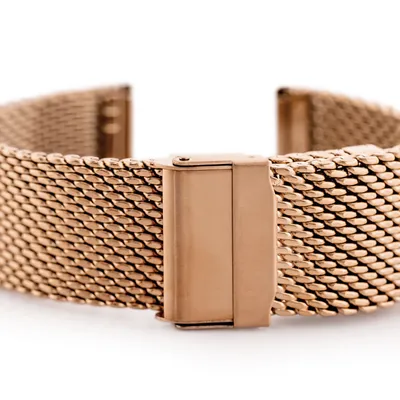 Bransoleta Pacific 10 - siatka hq - rosegold 22mm