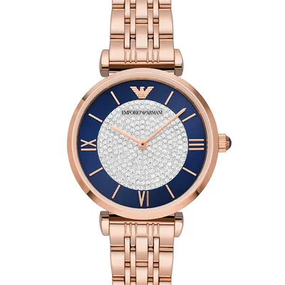 Zegarek damski Emporio Armani ar11423 - gianni t-bar (zi511c)