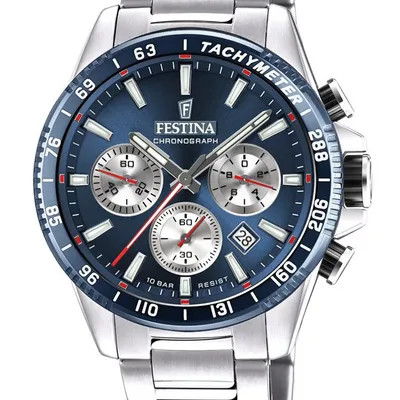 Zegaręk męski Festina timeless chronograph 20560/2 + box