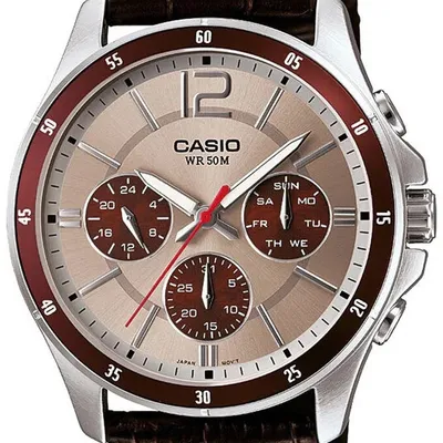 Zegarek męski Casio mtp-1374l-7a1v (zd064c) + box