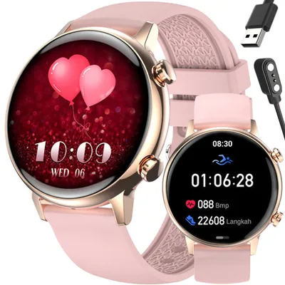 Smartwatch damski Rubicon rncf09 - tryby sportowe, monitor snu (sr054a)