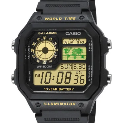 Zegarek męski Casio sports ae-1200wh-1b + box (zd146c)