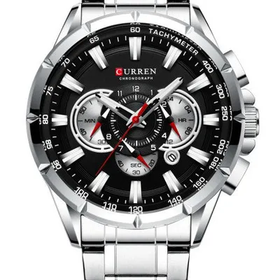 Zegarek męski Curren 8363 (zc018b) - chronograf