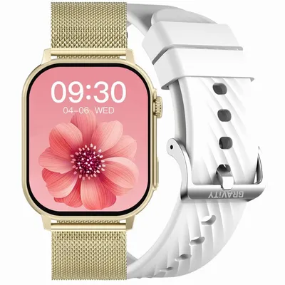 Smartwatch unisex Gravity gt15-10 - rozmowy bluetooth, dodatkowy pasek (sg029j)