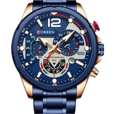 Zegarek męski Curren 8395 (zc019e) - chronograf