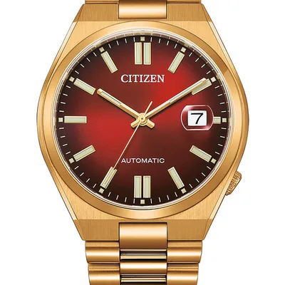 Zegarek męski Citizen tsuyosa nj0153-82x - automat szafir