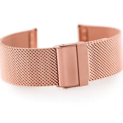 Bransoleta 302rg - siatka hq - rosegold - 18mm