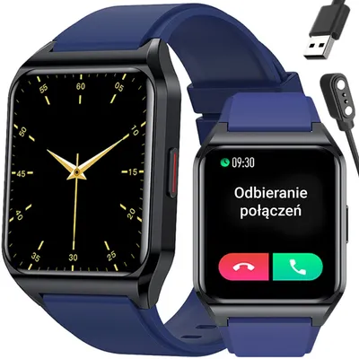 Smartwatch unisex Rubicon rnce89 - wykonywanie połączeń, własne tarcze (sr035h)