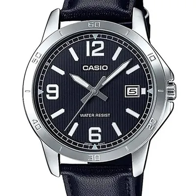 Zegarek męski Casio mtp-v004l-1b + box (zd046g)