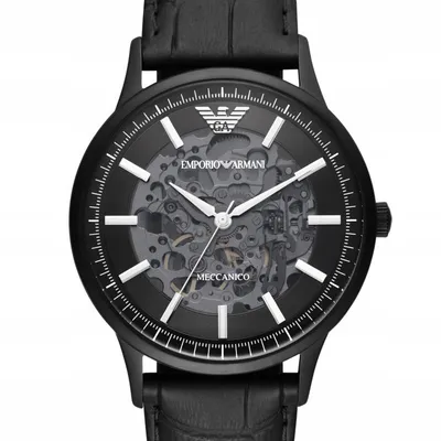 Zegarek męski Emporio Armani skeleton automatic ar60042 (zi055c)